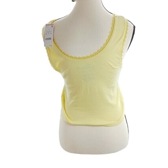 The Flintstones Graphic Tank Top Womens Size L Yellow Vintage Cartoon Y2K Tee - Picture 6 of 7